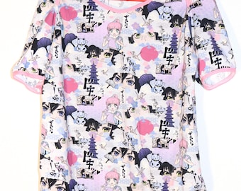 Pink Lavendel Manga Onesie: Otaku Adultbaby Body
