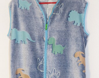 PLUSHY DINO VEST Waistcoat with fluffy Dinos Abdl