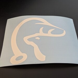 Hook Elk Duck Vinyl Decal Transfer Sticker - Fishing - Hunting