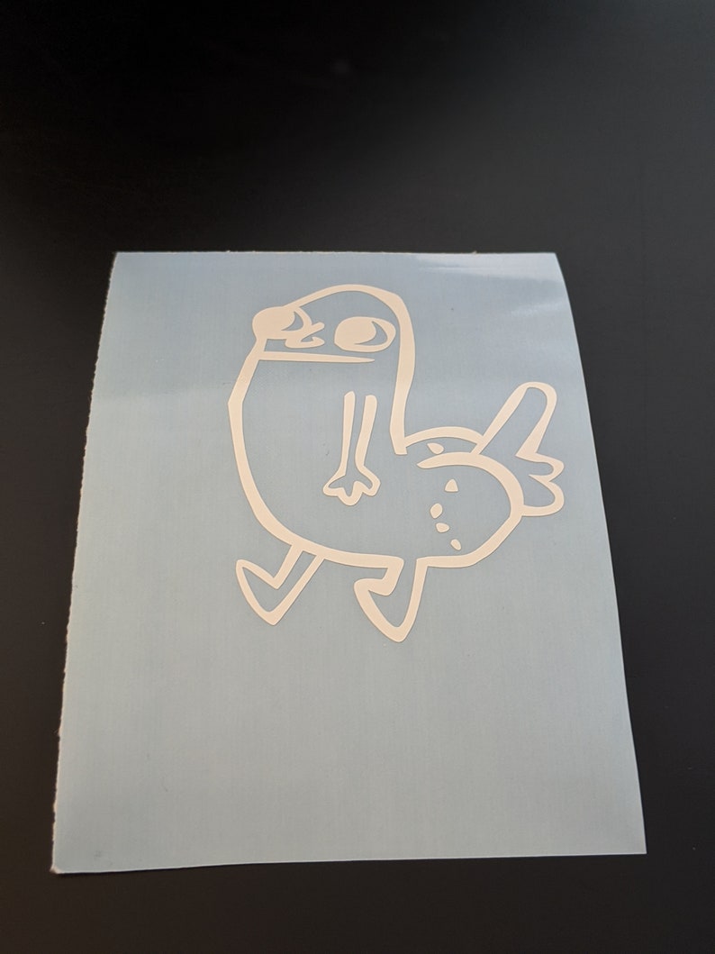 Dickbutt Meme Vinyl Decal Transfer Sticker | Etsy
