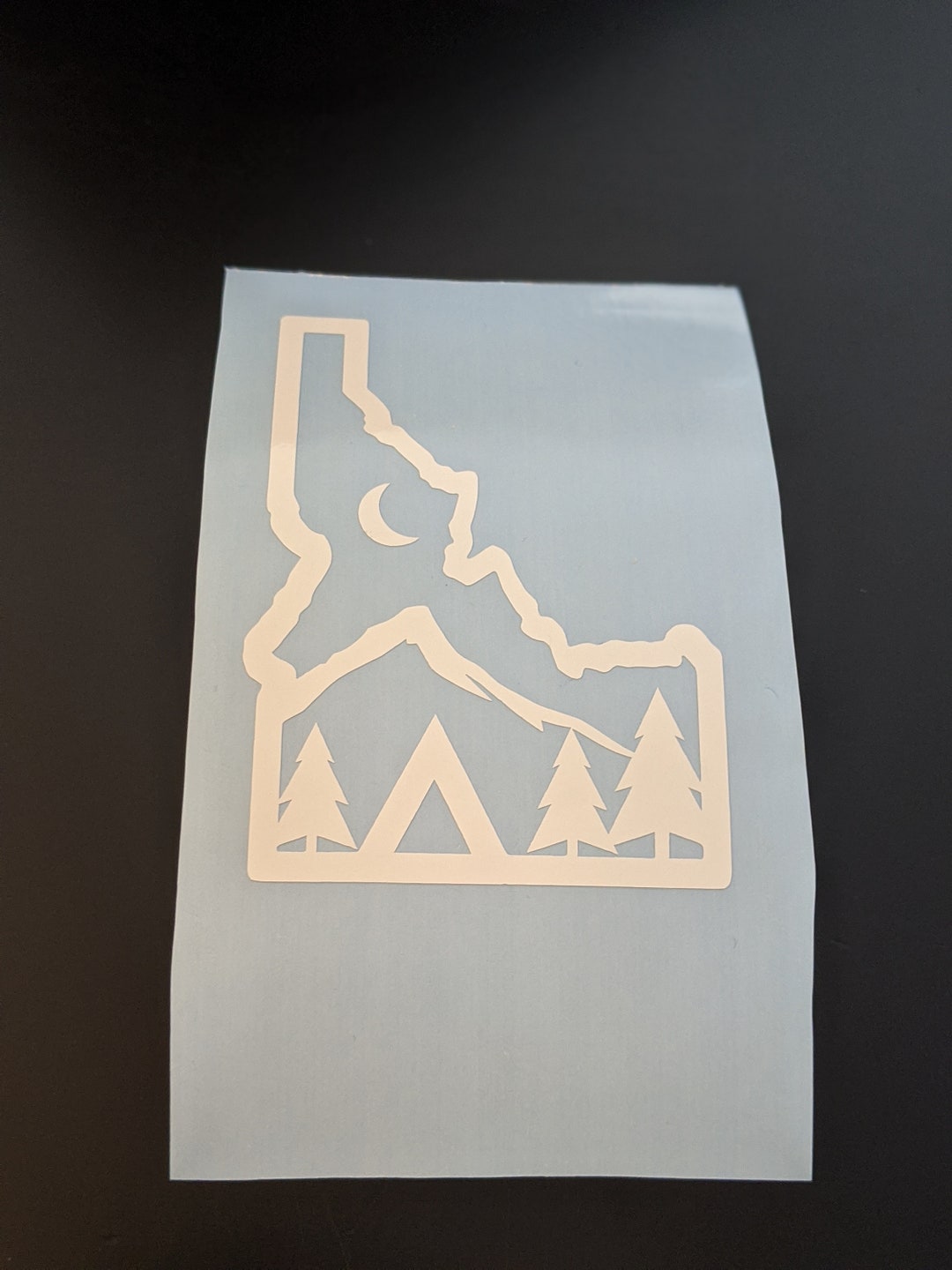 Idaho Outdoors Camping Vinyl Decal Transfer Sticker - Etsy