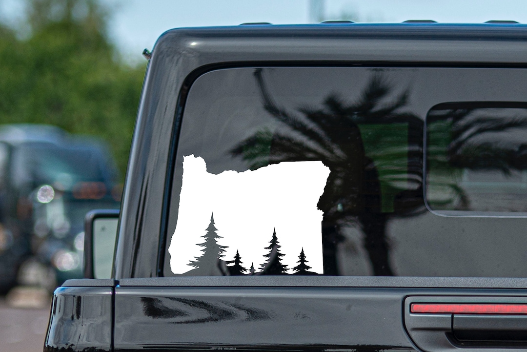 Oregon Outdoors Vinyl Decal Transfer Sticker OR Wilderness Etsy