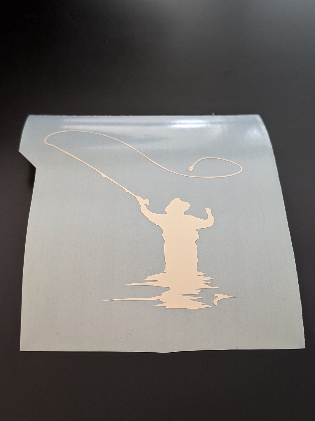 Fly Fishing Vinyl Decal Transfer Sticker Etsy
