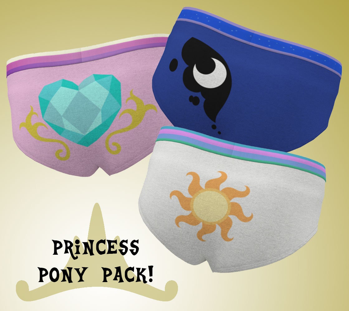 Princess Pony 3-pack Women's Underwear Panties -  Finland