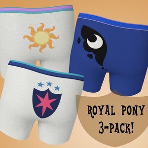 Royal Pony 3-Pack! - men&#39;s underwear boxer briefs