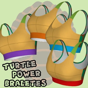 Turtle Power - women&#39;s bralette bras lingerie