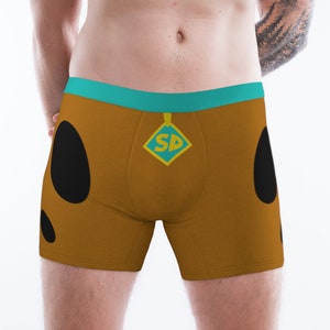 Mystery Machine mascot dog - men's underwear boxer briefs