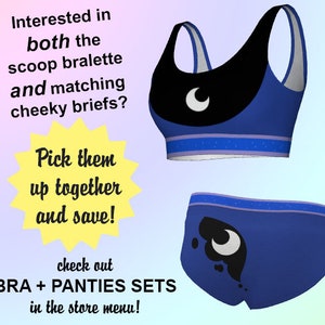MLP Princess Luna & Nightmare Moon - women's bralette bra lingerie image 7