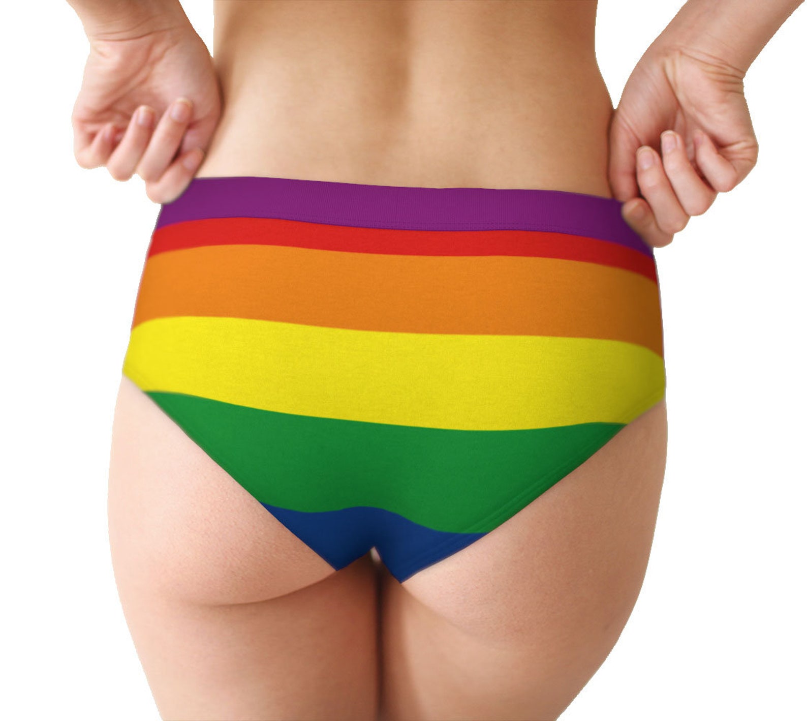 Rainbow women's underwear panties lingerie Etsy