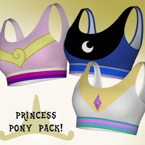 Princess Pony 3-Pack! - women&#39;s bralette bra lingerie