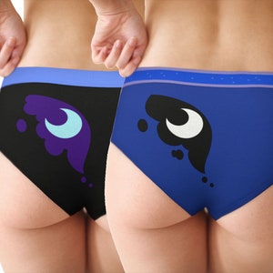 MLP Princess Luna & Nightmare Moon - women&#39;s underwear panties lingerie