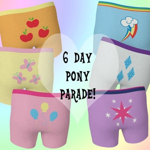 6 Day Pony Parade - men&#39;s boxer brief underwear