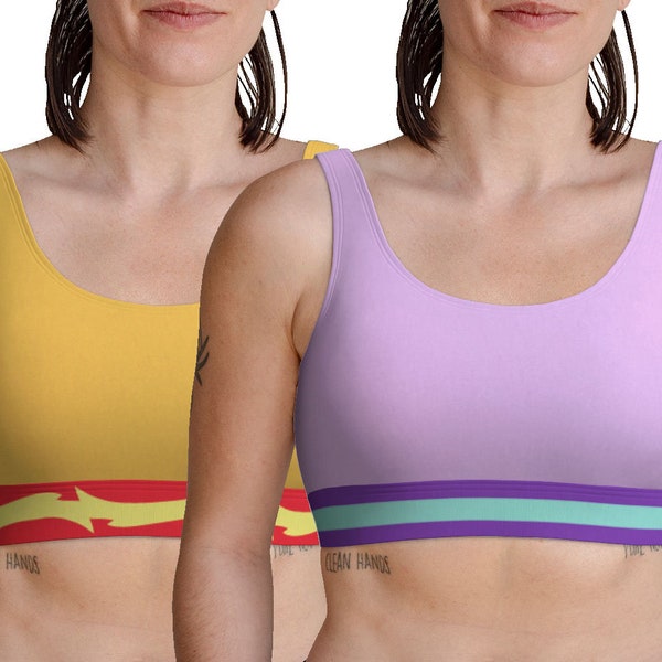 MLP Glimmer & Shimmer - women's bralette bra lingerie
