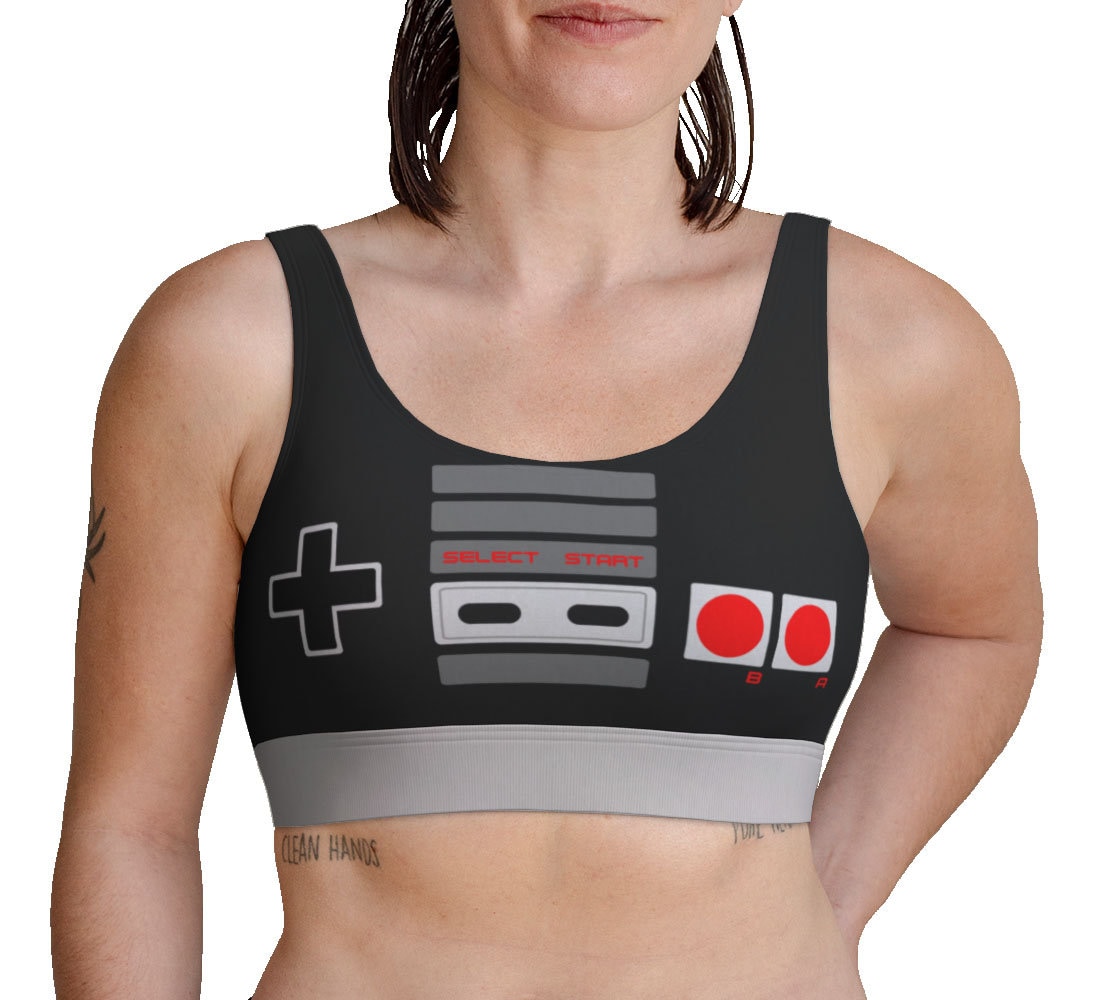 Retro Game Controllers Women's Bralette Bra Lingerie Etsy
