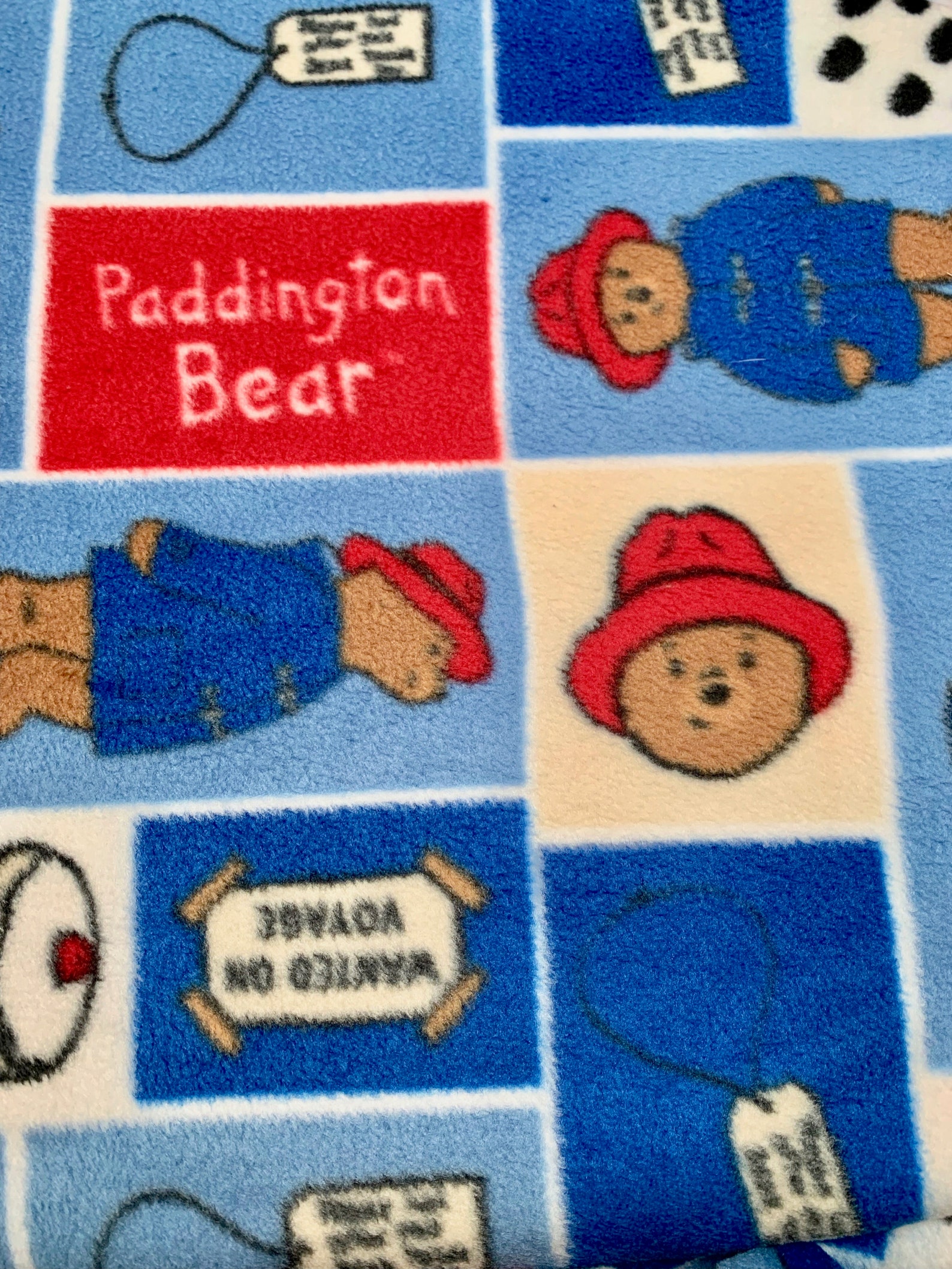 Paddington Bear Tie Fleece Blanket 50 in X 42 In Etsy