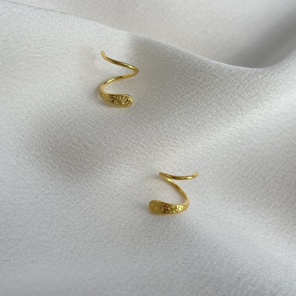 Double Hoop Earring Etsy