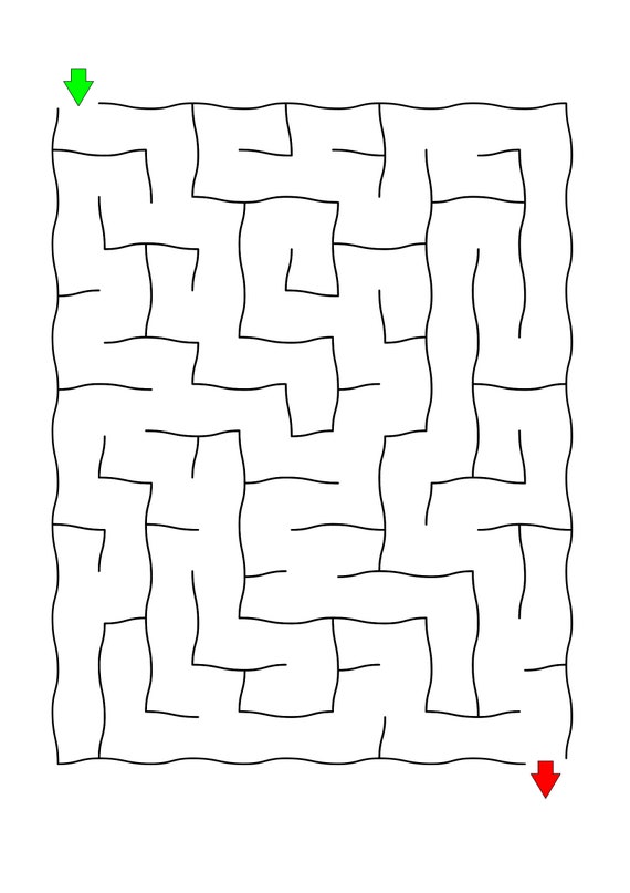 100 easy mazes for kids up to 5 years old printable labyrinth etsy