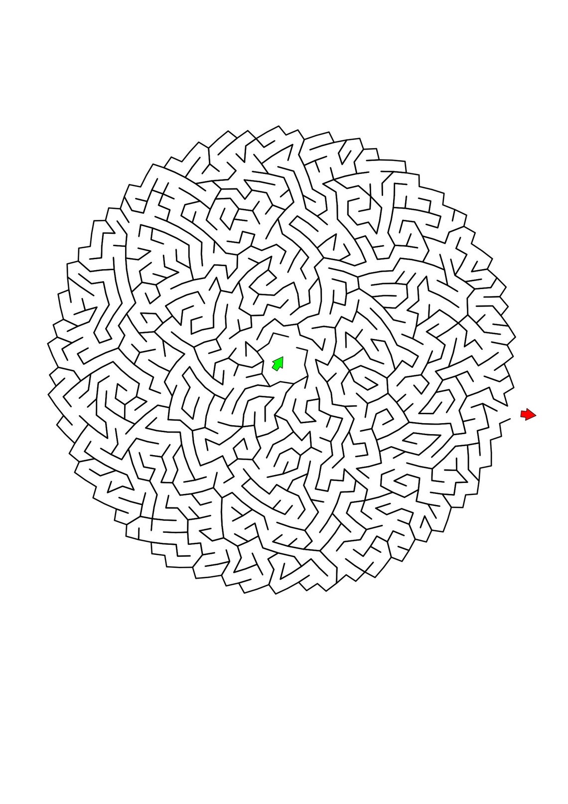 100 Challenging Mazes for Kids up to 9 Years Old, Printable Labyrinth ...