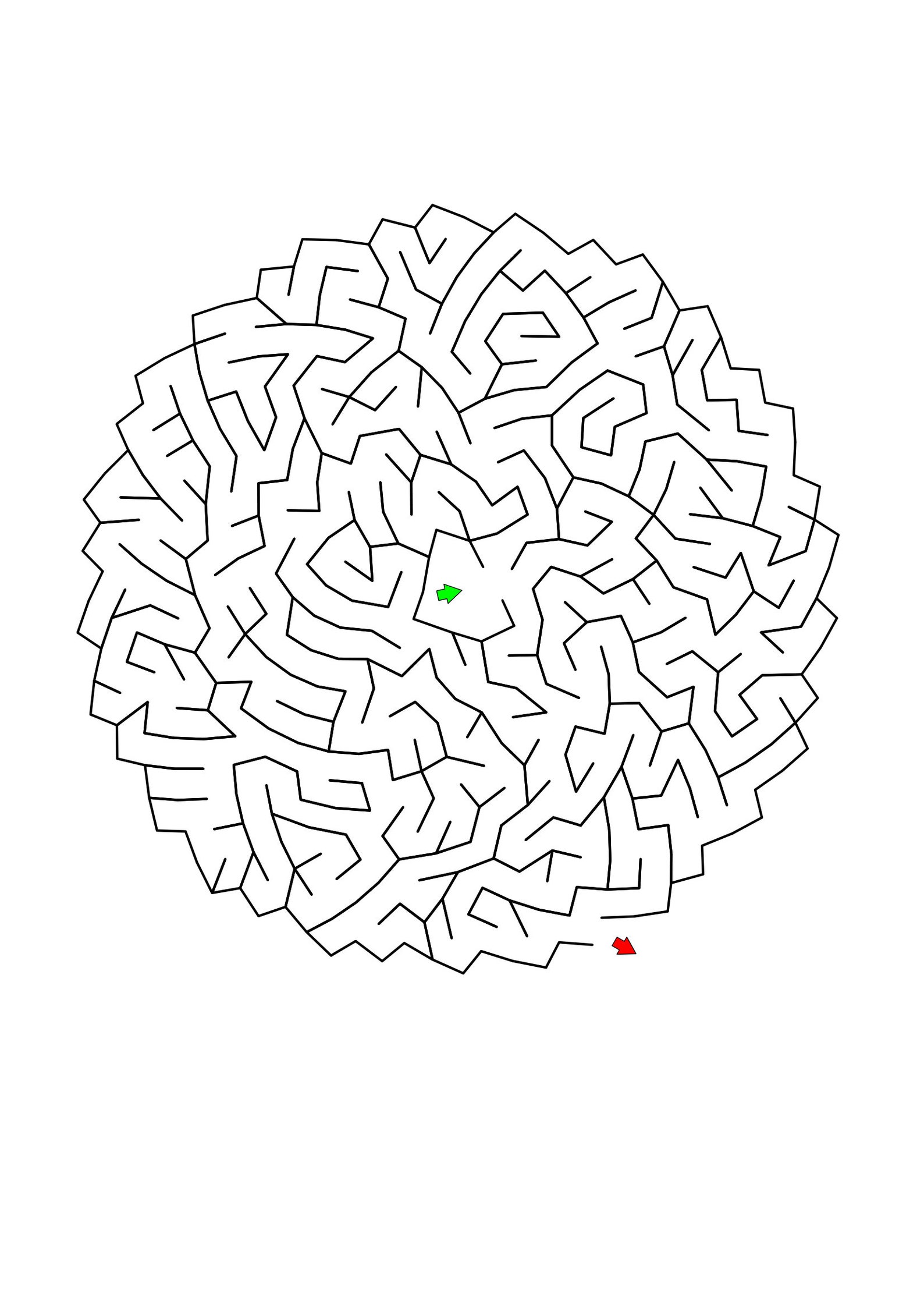 100 Medium Difficulty Mazes for Kids up to 7 Years Old, Printable Labyrinth Pages, Printable ...