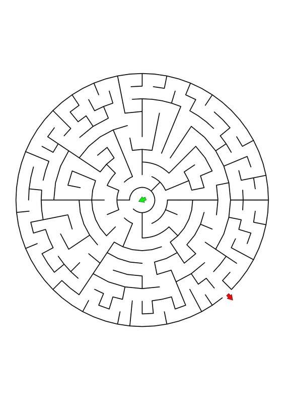 100 easy mazes for kids up to 5 years old printable labyrinth etsy
