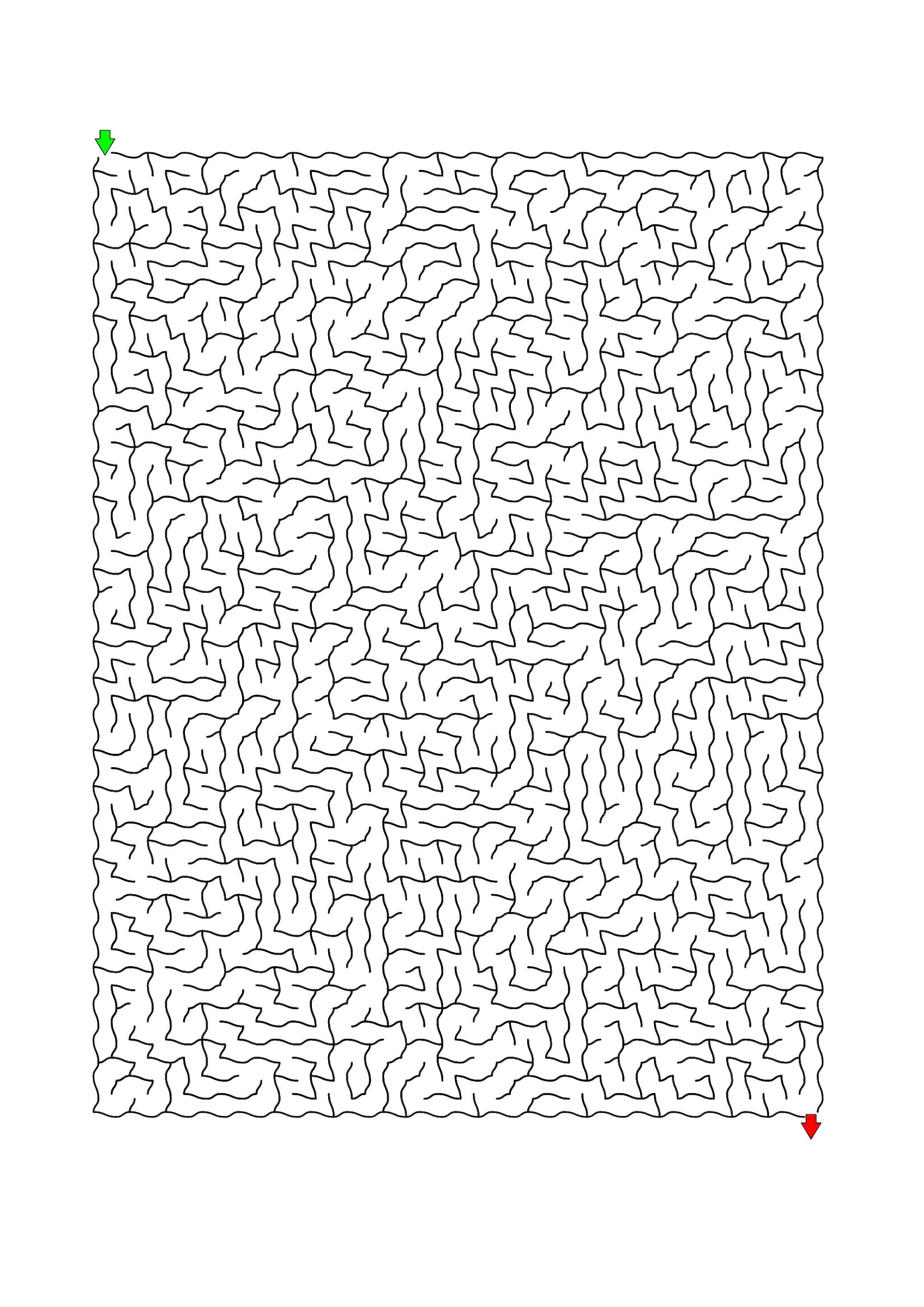 100 Challenging Mazes for Kids up to 9 Years Old, Printable Labyrinth
