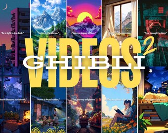 ジブリ作品にインスパイアされたアニメ動画 | アファメーション・リールズ（デジタルダウンロード）
