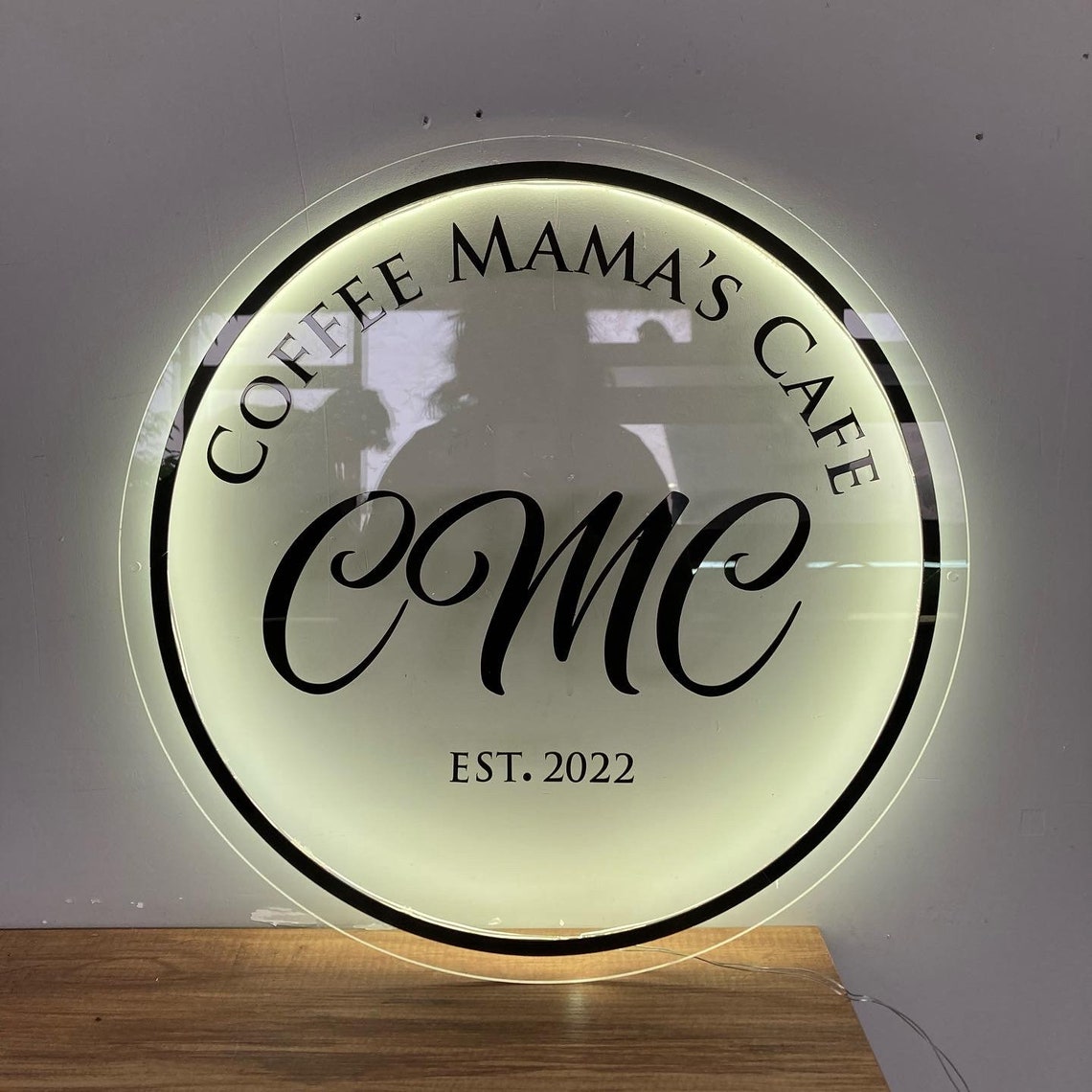 Custom Business Neon Lights Logo Sign Acrylic Custom Logo Etsy
