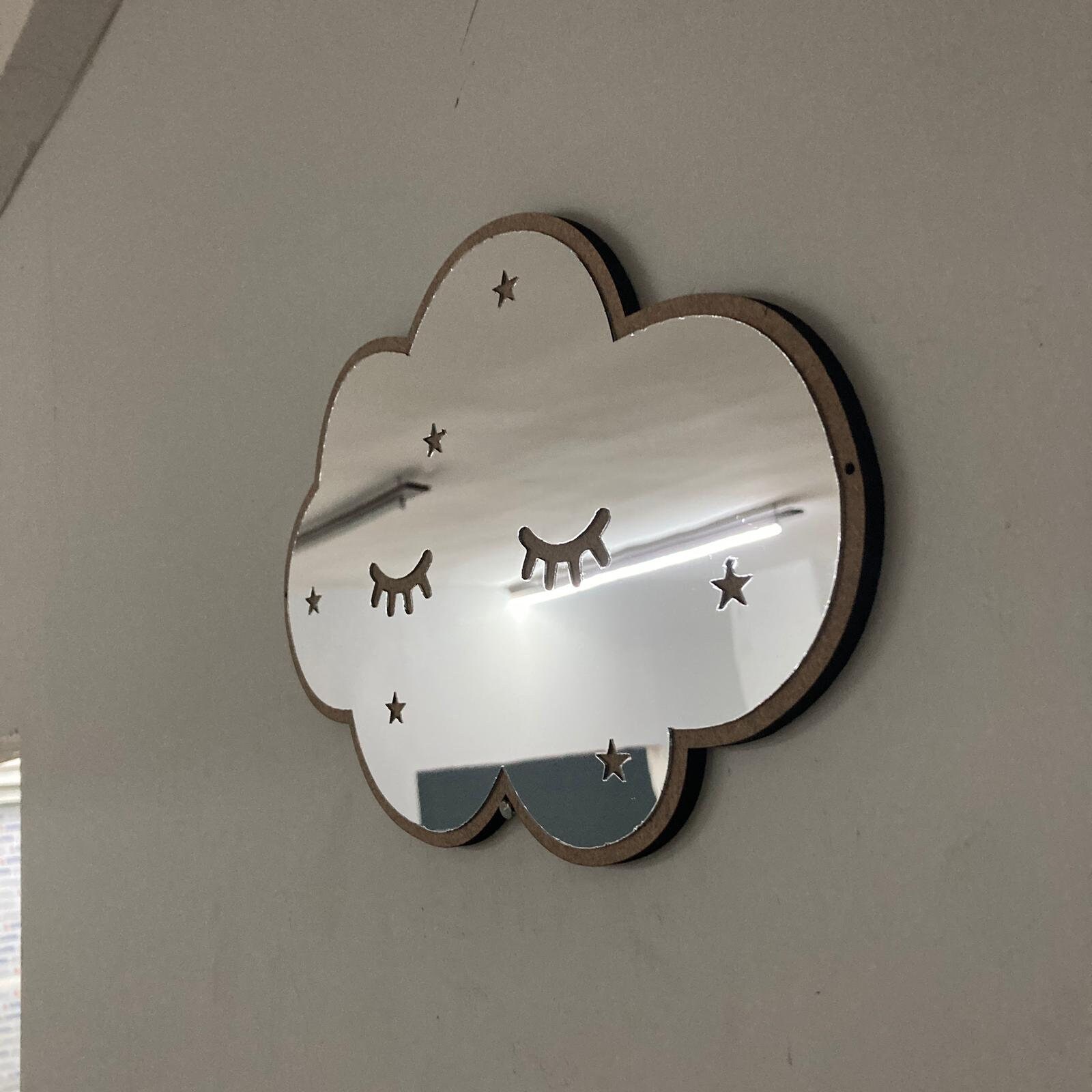 Acrylic Cloud Mirror Wall Decor for Baby Room Bedroom Mirror Etsy