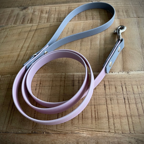 BoJaBu | Dog Leash | Leash with hand loop made of Biothane | bicolor | in desired colors