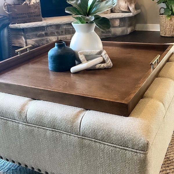 Ottoman Tray Oversized Etsy