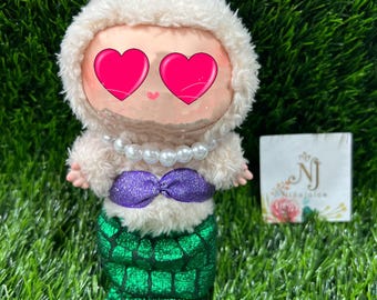 Little Mermaid Doll Clothing Set. Handmade in California. Memorabilia Doll Clothes Collection designed for 17cm Dolls. Doll is NOT Included.