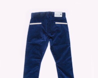 Navy Blue Corduroy Pants