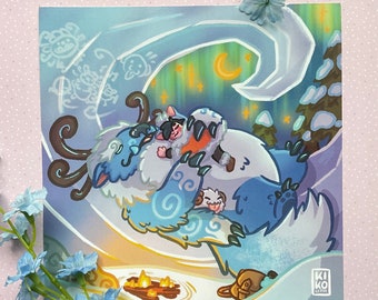 Nunu et Willump de Song of Nunu - League of Legends Mini Poster 210 x 210 mm
