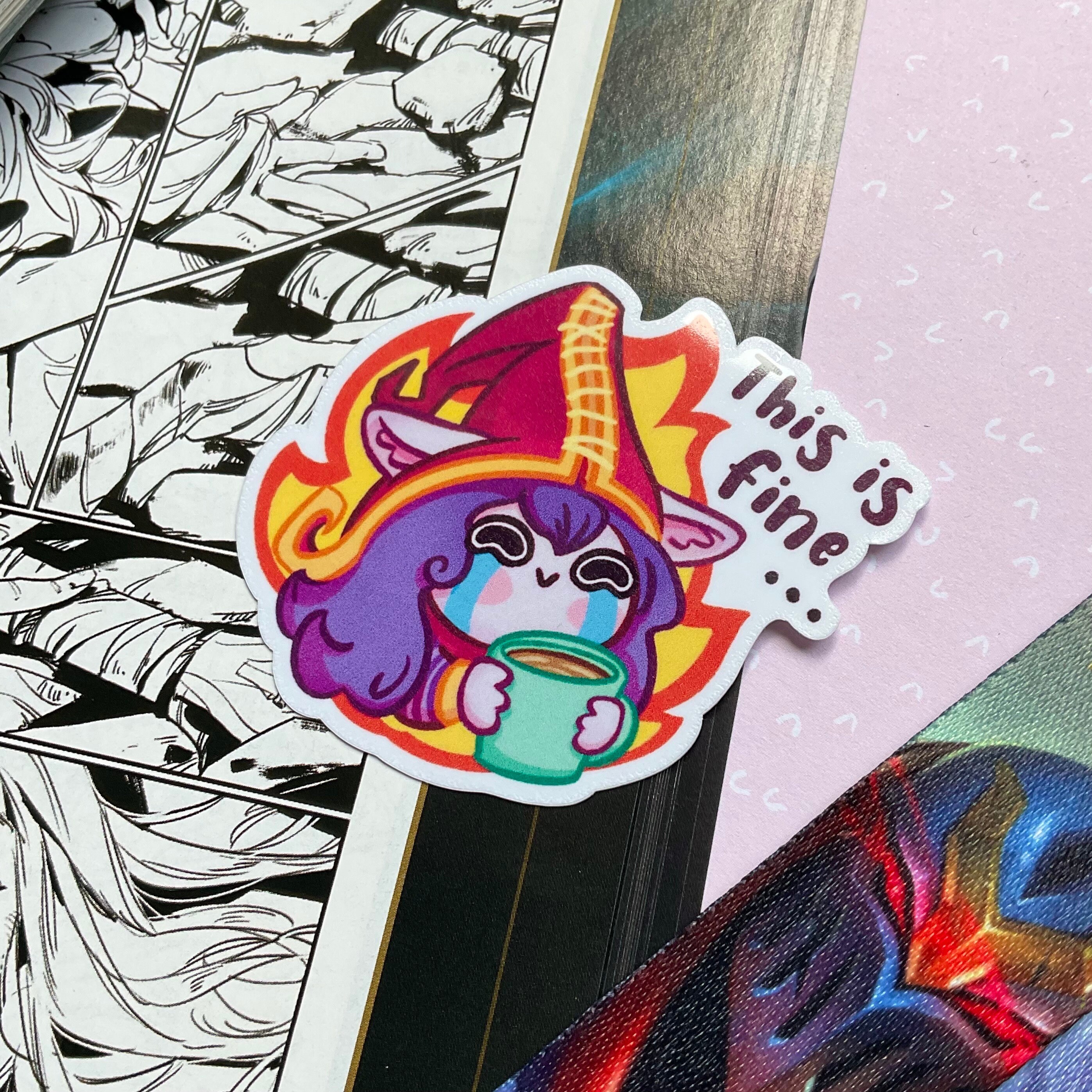 Lulus Sticker Lulu, Yasuo and Milio League of Legends Champions - Vinyl Stickers - Etsy