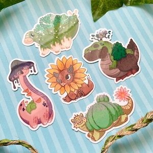 Pflanzen-Sticker Set – 2 Bögen Mit Liebevollen Natur-Motiven Für Bullet Journal & Planer