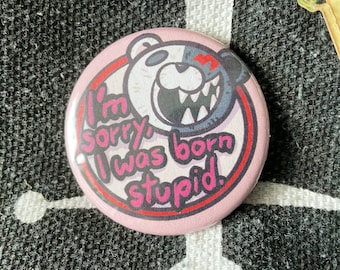 Monokuma Danganronpa button badge 38 mm