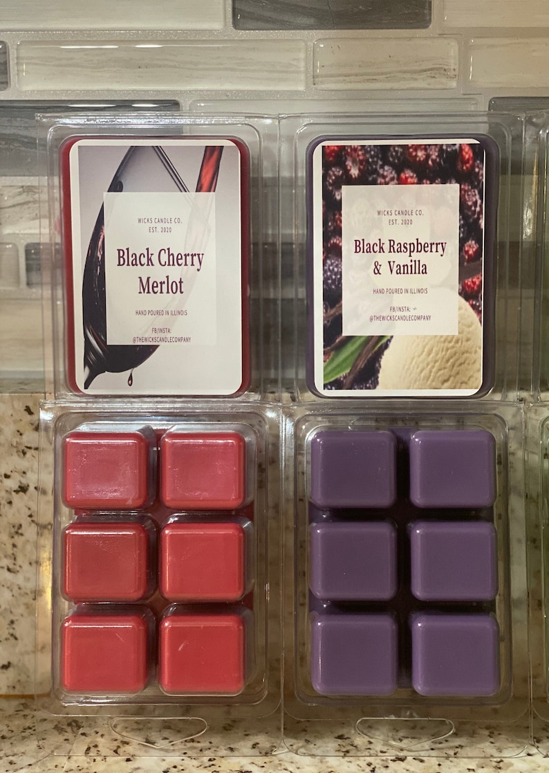 Soy Wax Melts Strong Scented Wax Cubes Pick Your Scent Etsy