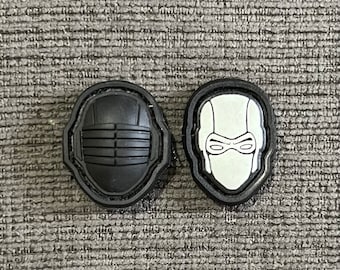 Set di toppe morali in PVC Ranger Eye. - Snake Eyes e Storm Shadow