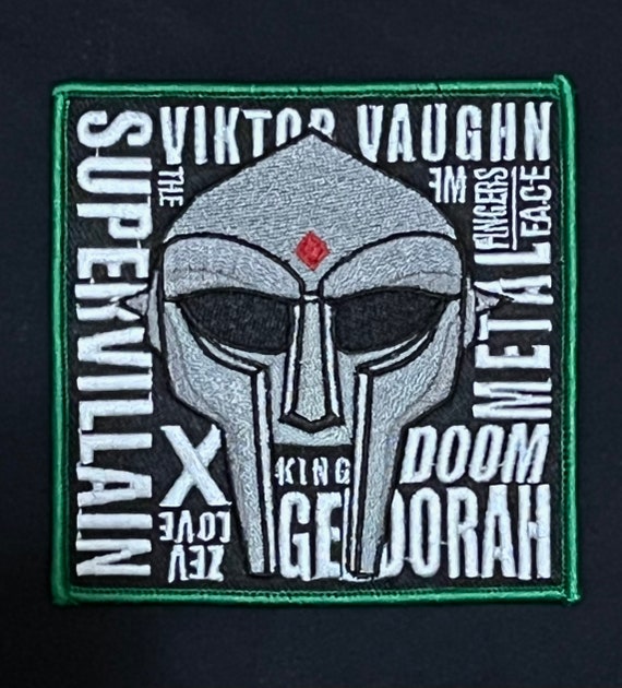 MF DOOM - the Supervillain - Iron-on Embroidered Patch - Etsy