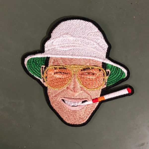 Fear and Loathing - Hunter S. Thompson Embroidered Iron-on Patch