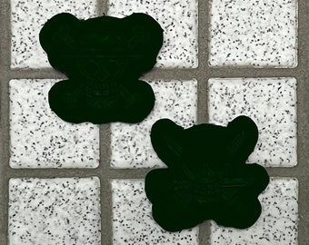 Set di toppe morale in PVC con velcro a tema pirata anime Jolly Roger - Occhio del Ranger