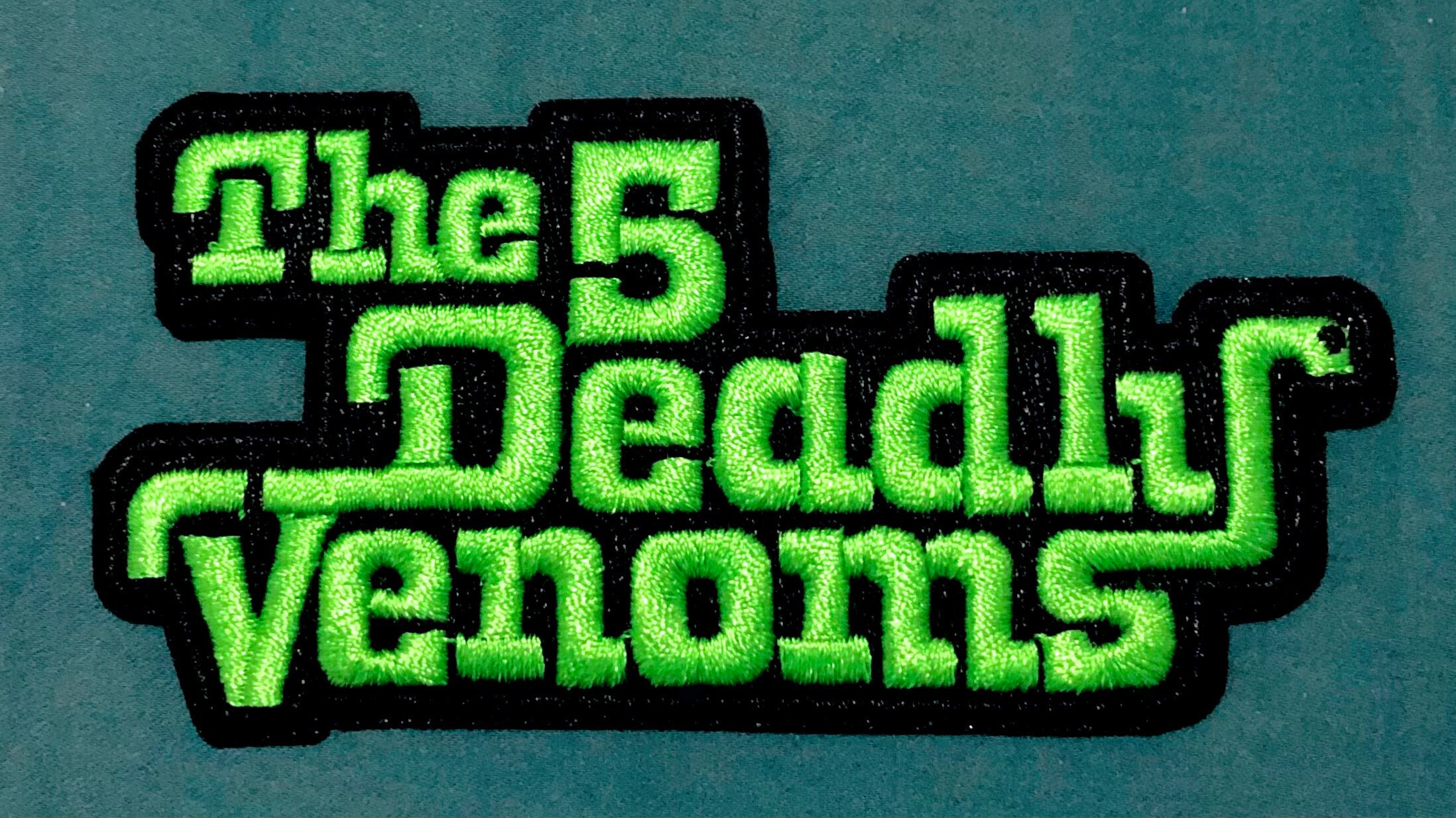 5 Deadly Venoms Iron-on Patch.