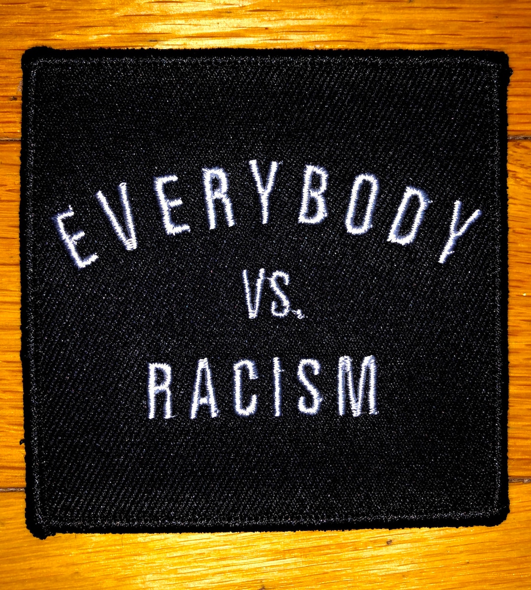 Everybody Vs. Racism Embroidered Iron-on Patch - Etsy
