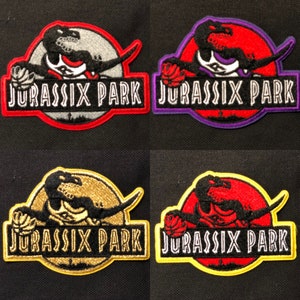 Jurassix Park Superfan 4 Pack of Patches