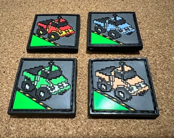 Set di toppe morali in PVC con gancio e passante per occhi da ranger RC Pro Am Video Game