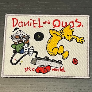 Daniel & Quas - MAD World -  Embroidered Iron-on Patch