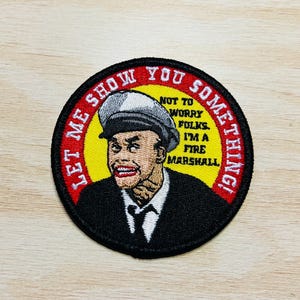 Fire Marshall Bill  - Embroidered Iron-on Sew-on Patch