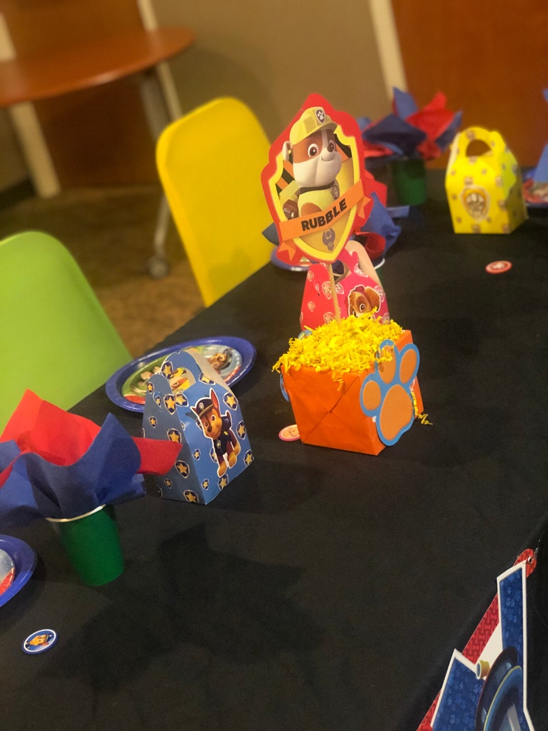 Paw patrol centerpiece