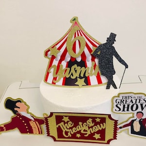 Greatest showman cake topper, Showman 3d topper, The greatest showman, Hugh Jackman film themed, quality topper