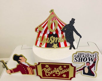 Greatest showman cake topper, Showman 3d topper, The greatest showman, Hugh Jackman film themed, quality topper